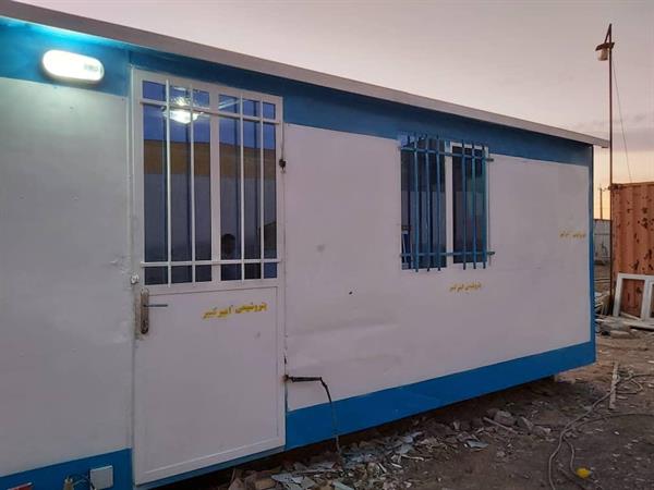 استقرار-یک-دستگاه-کانکس-در-خروجی-شهرستان-بندرماهشهر-به-سمت-رامشیر