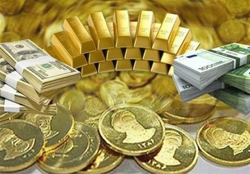 قیمت لحظه ای طلا،سکه و دلار امروز
