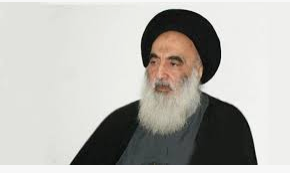 دیدار مکرون با آیت الله سید علی سیستانی در نجف اشرف رئیس‌جمهور فرانسه