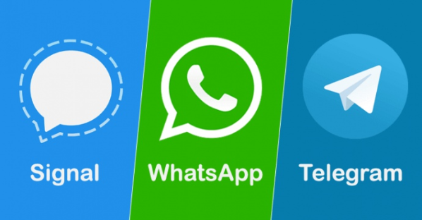 پیوستن موج عظیم کاربران به اپلیکیشن سیگنال و تلگرام و خروج از واتس اپ!!!