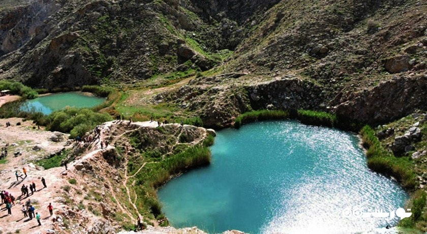دریاچه دوقلو سیاه گاو آبدانان نادرترین و جذاب‌ترین جاذبه افسون شده ایران