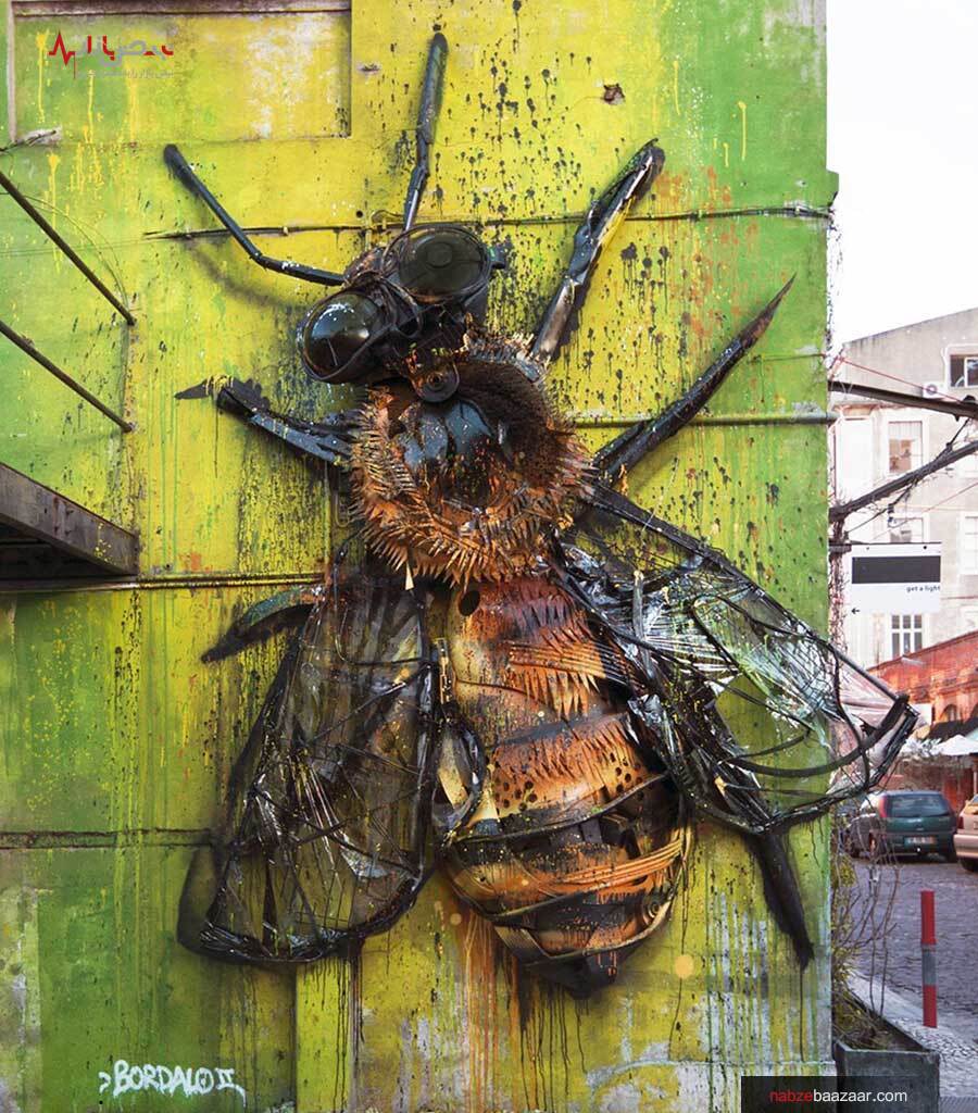 مجسمه‌هایی که با استفاده از زباله‌های بازیافتی هنرمندانه ساخته شده اند