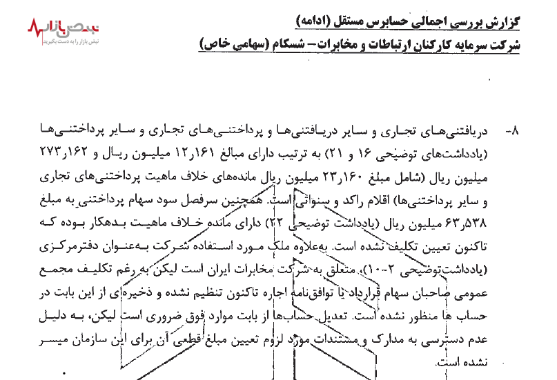 سیستم پوسیده در مخابرات ایران