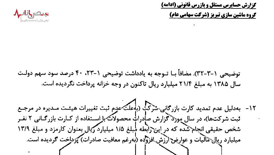 ماشین سازی تبریز در پرتگاه