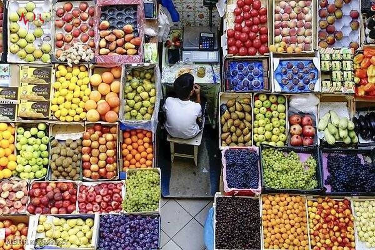 قیمت انواع میوه و تره بار، امروز شنبه ۲۴ دی ۱۴۰۱/جدول