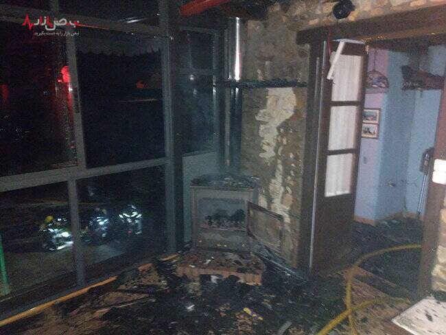 خانه عابدزاده در آتش‌سوزی خاکستر شد/تصاویر