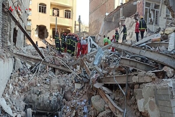 انفجار شدید تبریز