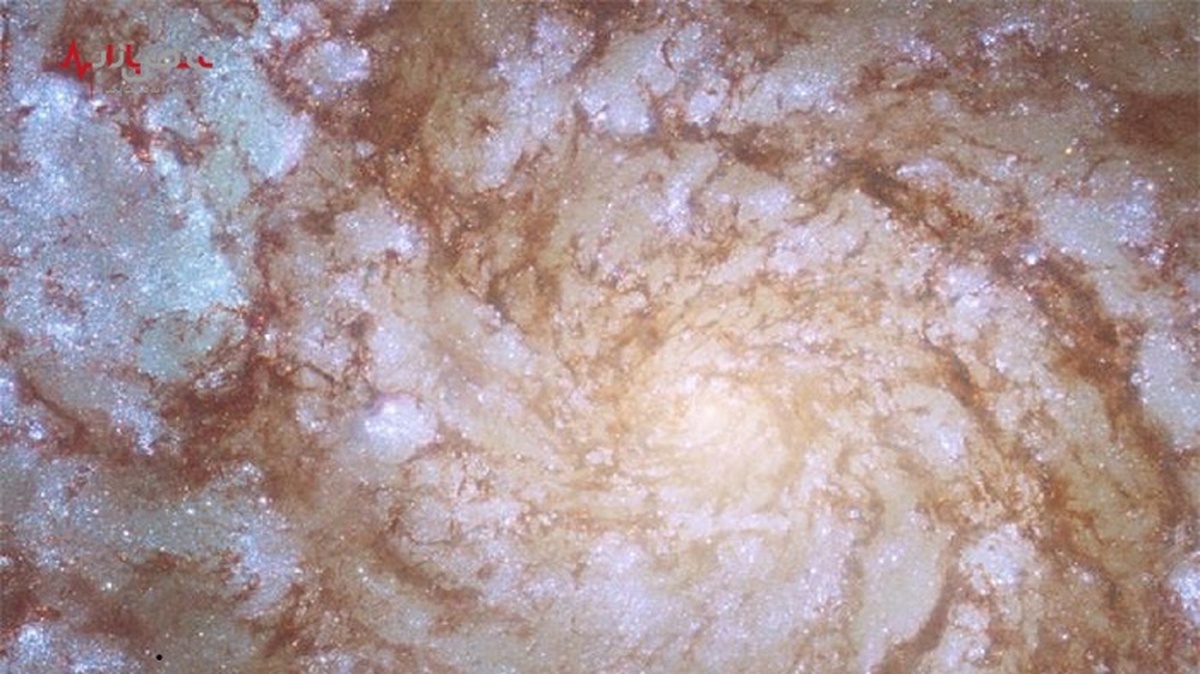 تصویر جدید تلسکوپ هابل از کهکشان مارپیچی M ۹۹