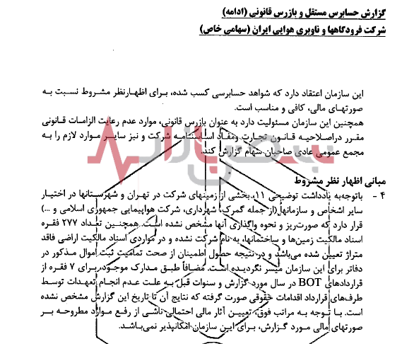 متراژ دقیق اراضی فرودگاه‌ها و ناوبری هوایی ایران مشخص نیست!