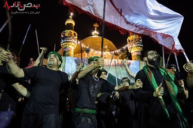 آئین مشعل گردانی نجفی های مقیم تهران در شب تاسوعا