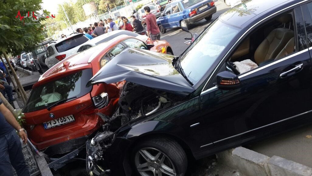تصاویری از خودرو‌های خارجی در تصادفات مرگبار جاده‌ای