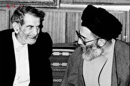 ویدئویی از دیدار استاد شهریار با رهبر معظم انقلاب و  در ۲۹ تیر۶۶ در تبریز