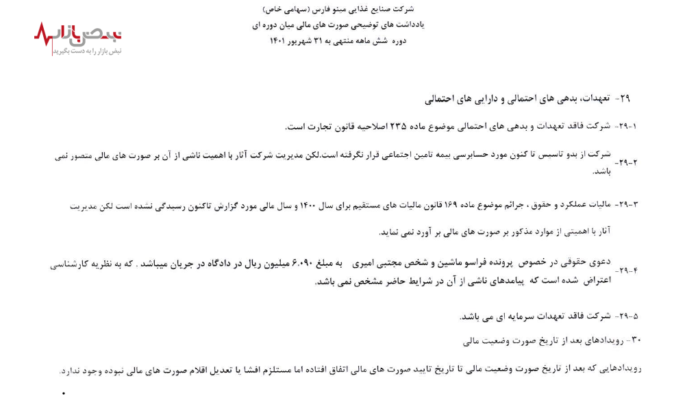 مشکلات موجود در شرکت‌های فرعی پارس مینو چیست؟