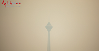 تصاویری از آلودگی هوای امروز در تهران