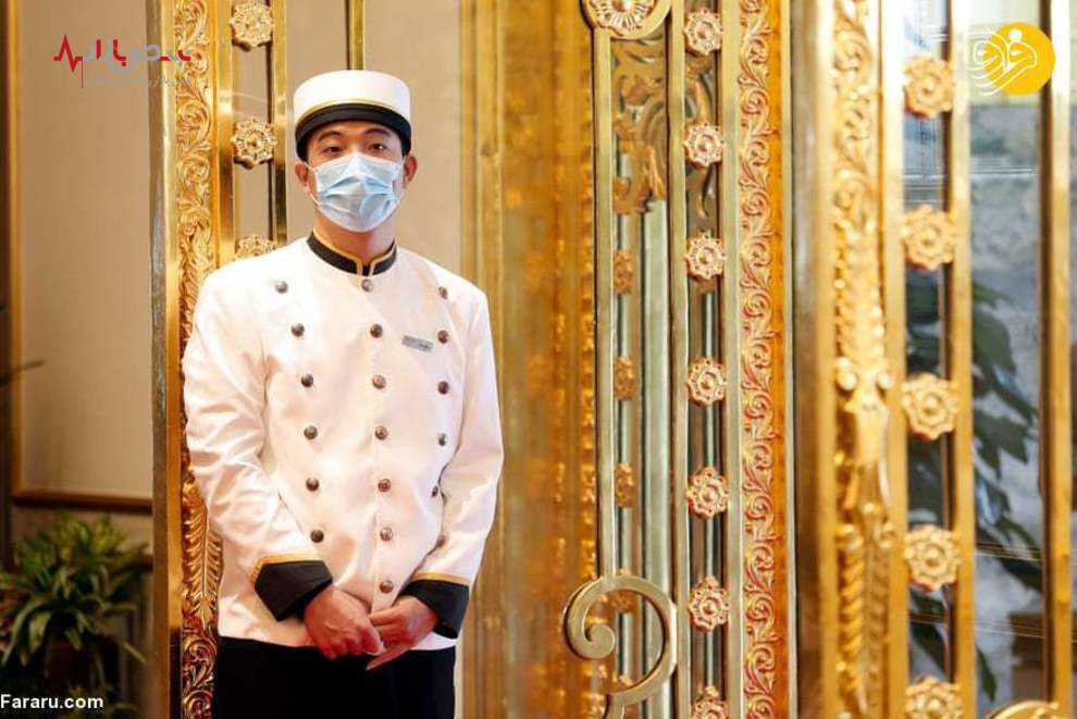 هتلی با الگو از قصر شاه پریان با وسایل تمام طلا ساخته شد/عکس