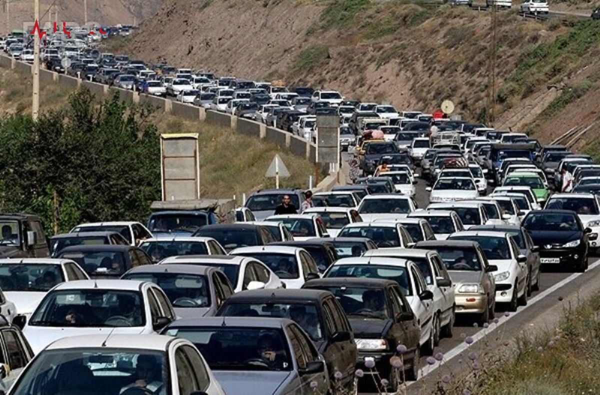 آخرین وضعیت جاده‌ها | ترافیک سنگین در جاده چالوس