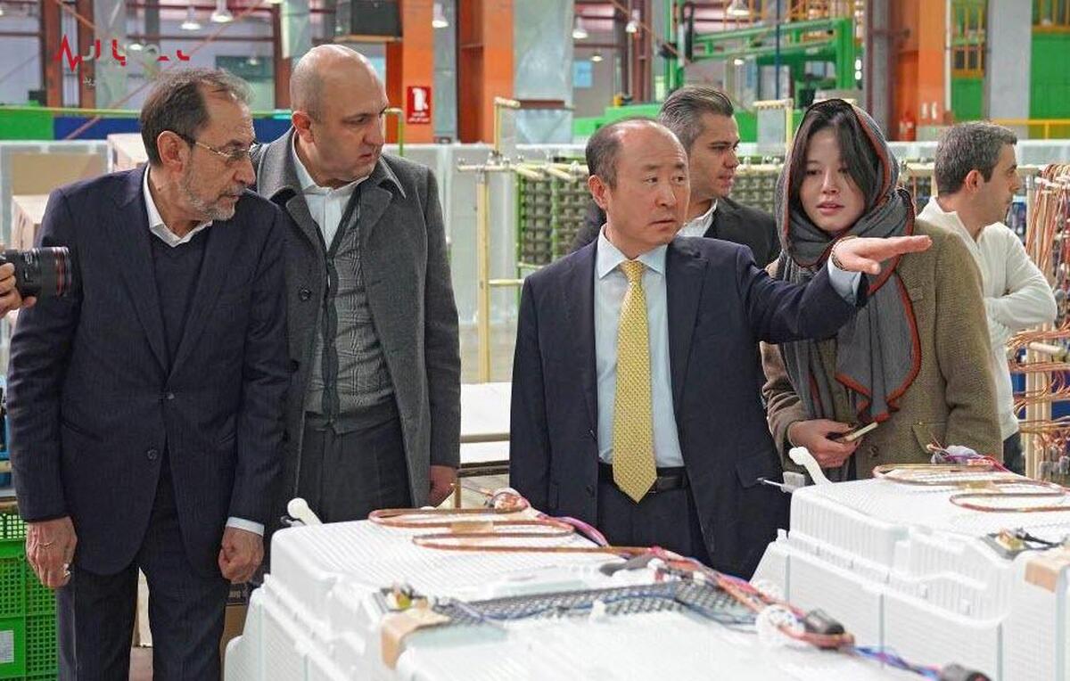 بازدید سفیر کره جنوبی، مدیرعامل دفتر سامسونگ و مدیران از کارخانجات سام الکترونیک