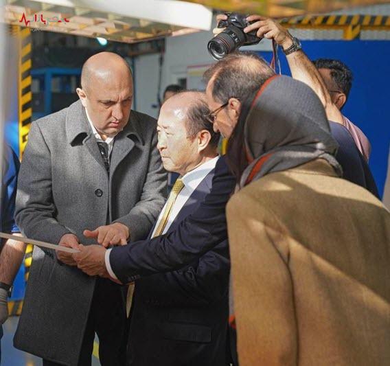 بازدید سفیر کره جنوبی، مدیرعامل دفتر سامسونگ و مدیران از کارخانجات سام الکترونیک بازدید سفیر کره جنوبی، مدیرعامل دفتر سامسونگ و مدیران از کارخانجات سام الکترونیک