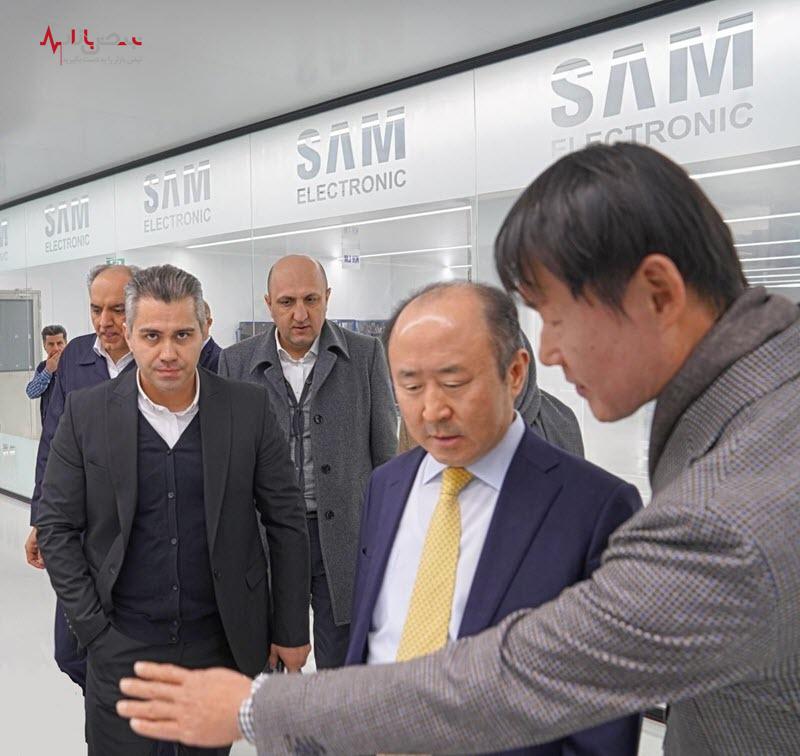 بازدید سفیر کره جنوبی، مدیرعامل دفتر سامسونگ و مدیران از کارخانجات سام الکترونیک بازدید سفیر کره جنوبی، مدیرعامل دفتر سامسونگ و مدیران از کارخانجات سام الکترونیک