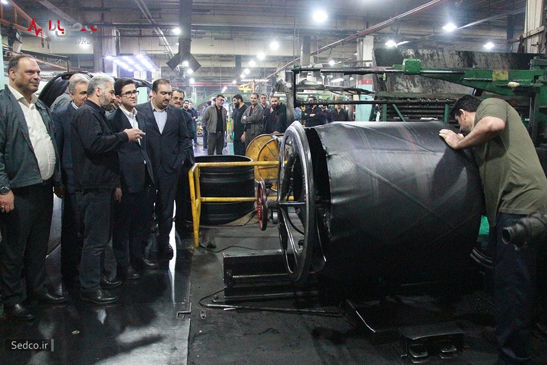 بازدید مدیرعامل هلدینگ انرژی گستر سینا از ایران تایر