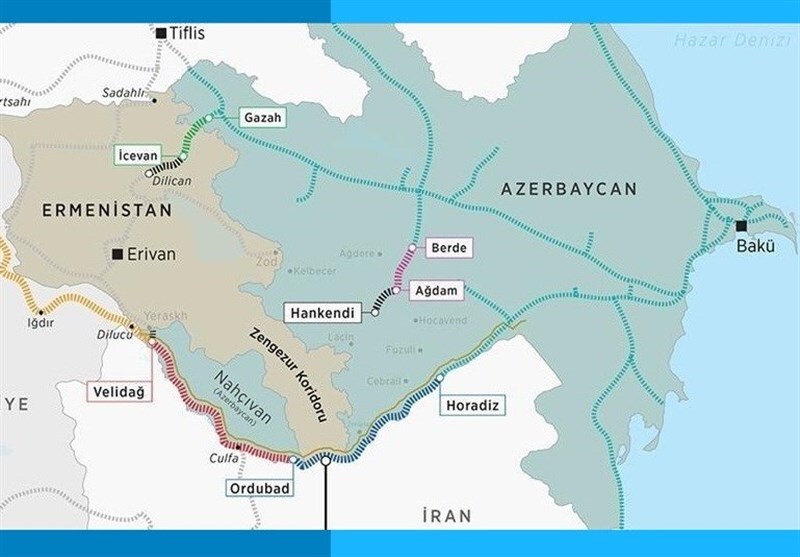 رویای ترکیه برای اتصال به جمهوری آذربایجان /آنکارا از زبان باکو حرف می‌زند+پافشاری بر طرح زیاده خواهانه دالان زنگزور