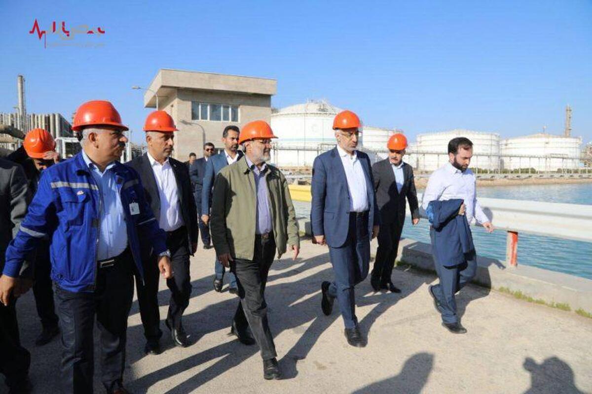 بازدید دکتر علی عسکری از پتروشیمی بندرامام