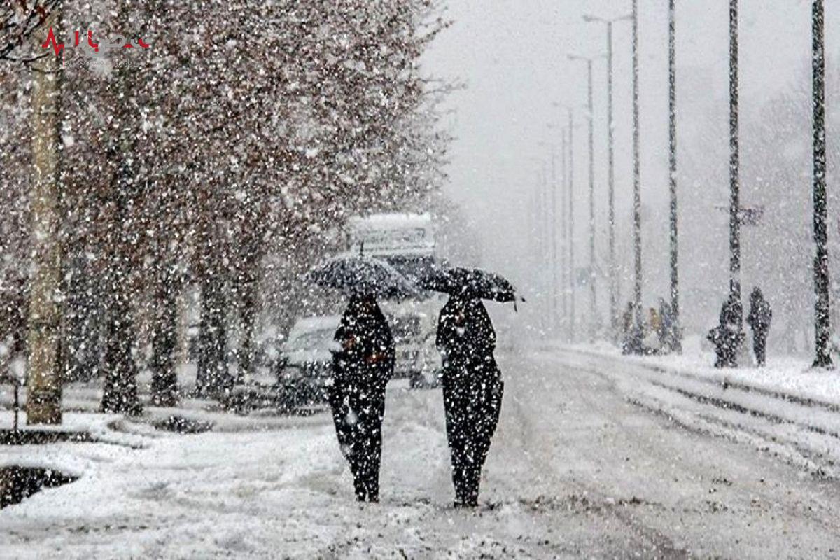 بارش برف در تهران / احتمال وقوع سیل