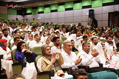 گزارش تصویری مراسم توزیع ۱۰۰ سری جهزیه به زوج‌های خوزستانی توسط شرکت فولاد اکسین خوزستان