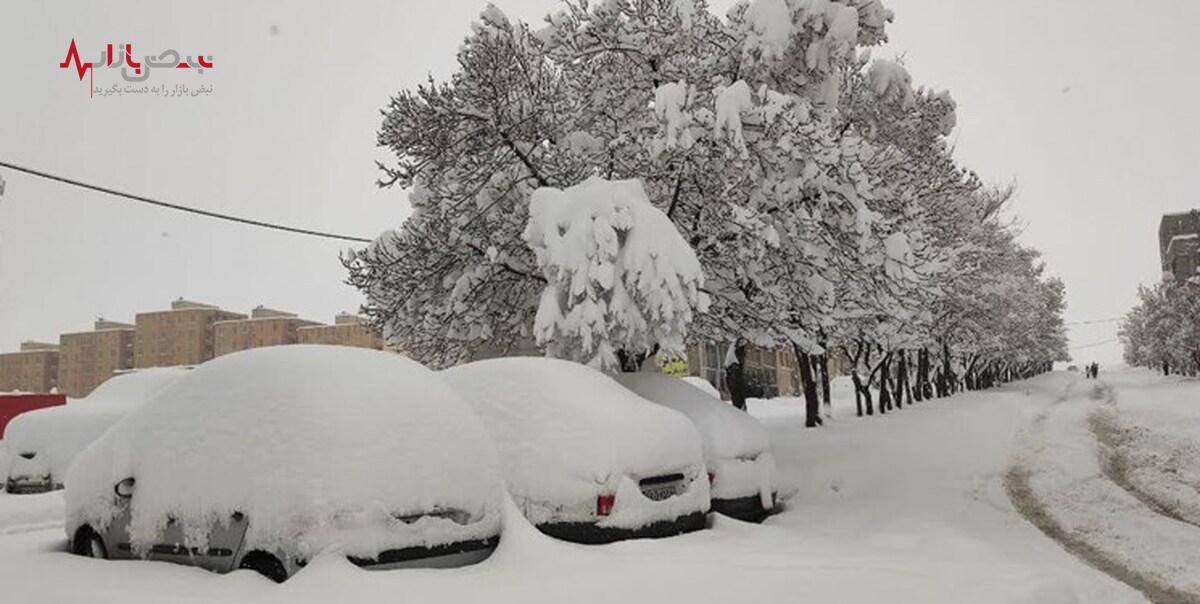 برف در تهران به یک متر رسید!