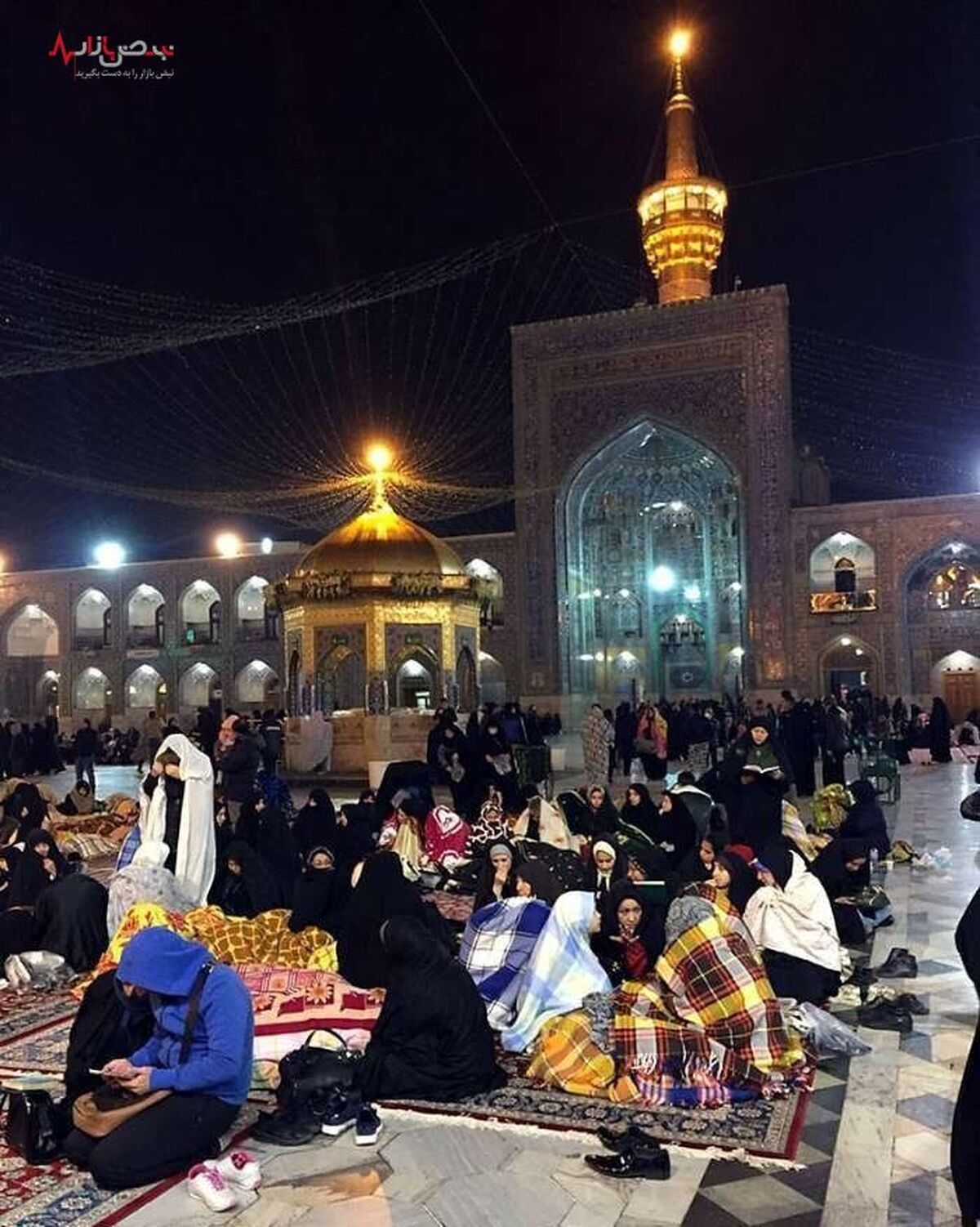تصاویری از مردم مشهد پس از زلزله ۵ ریشتری!