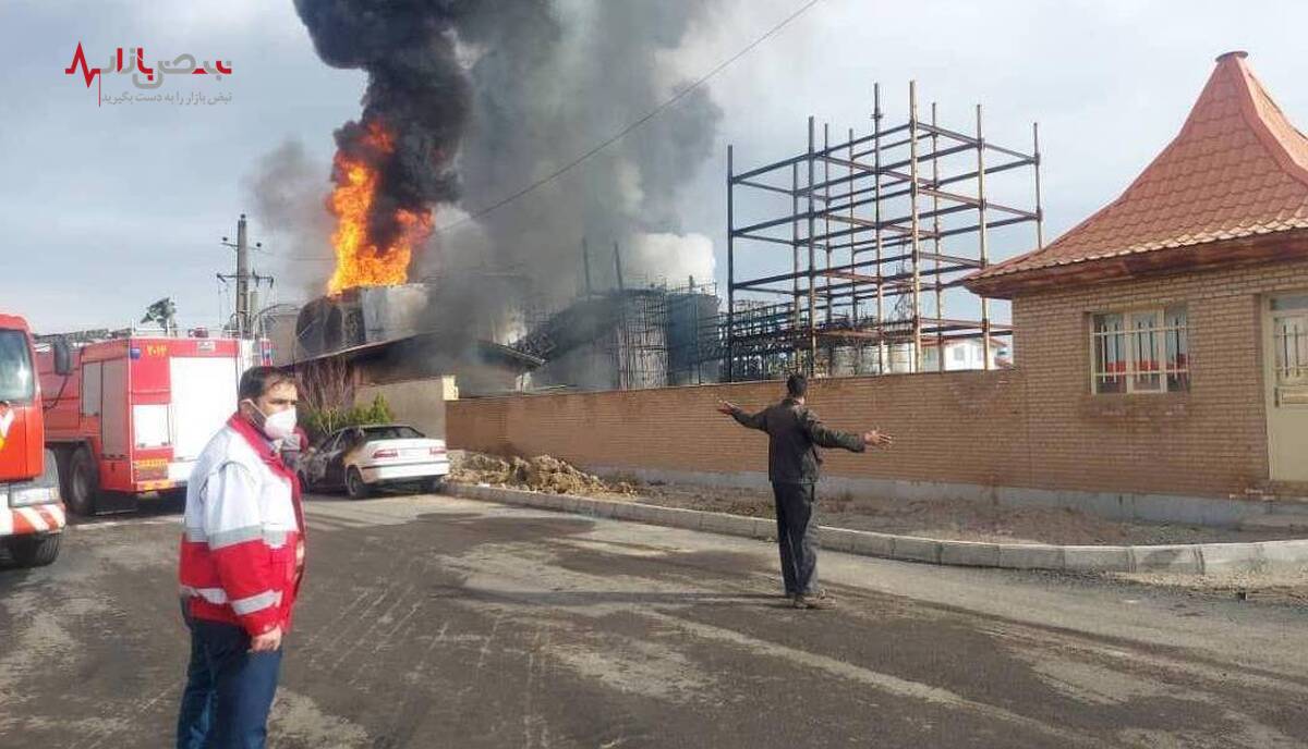 آخرین خبر از آتش سوزی گسترده در شهرک صنعتی اشتهارد