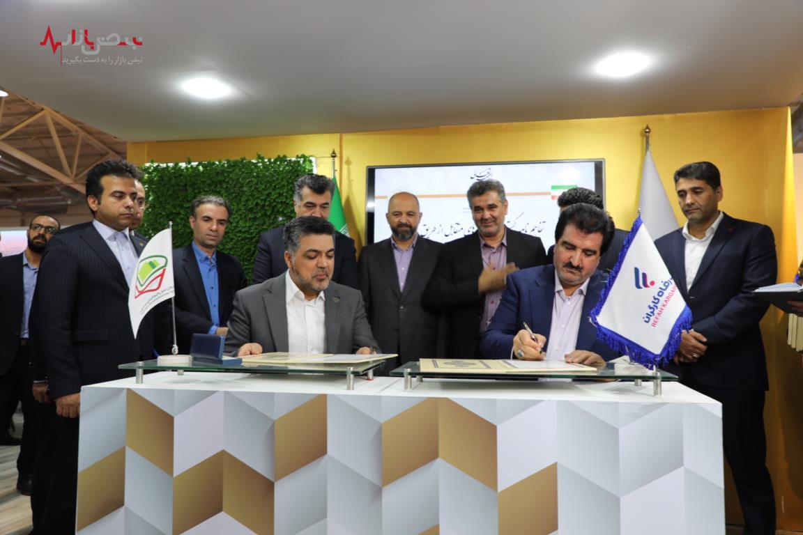 تفاهم‌نامه همکاری بانک رفاه کارگران و شرکت‌های تاپیکو و مخازن سبز امضاء شد