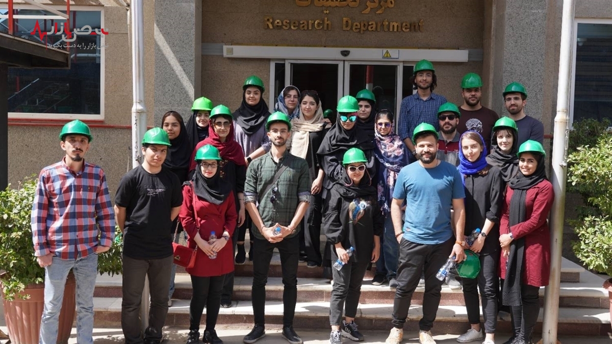 بازدید جمعی از دانشجویان دانشگاه صنعتی شریف از مجتمع قیرسازی تهران