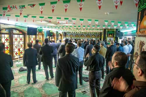 ​مراسم سوگواری سالار شهیدان در بانک صادرات ایران برگزار شد