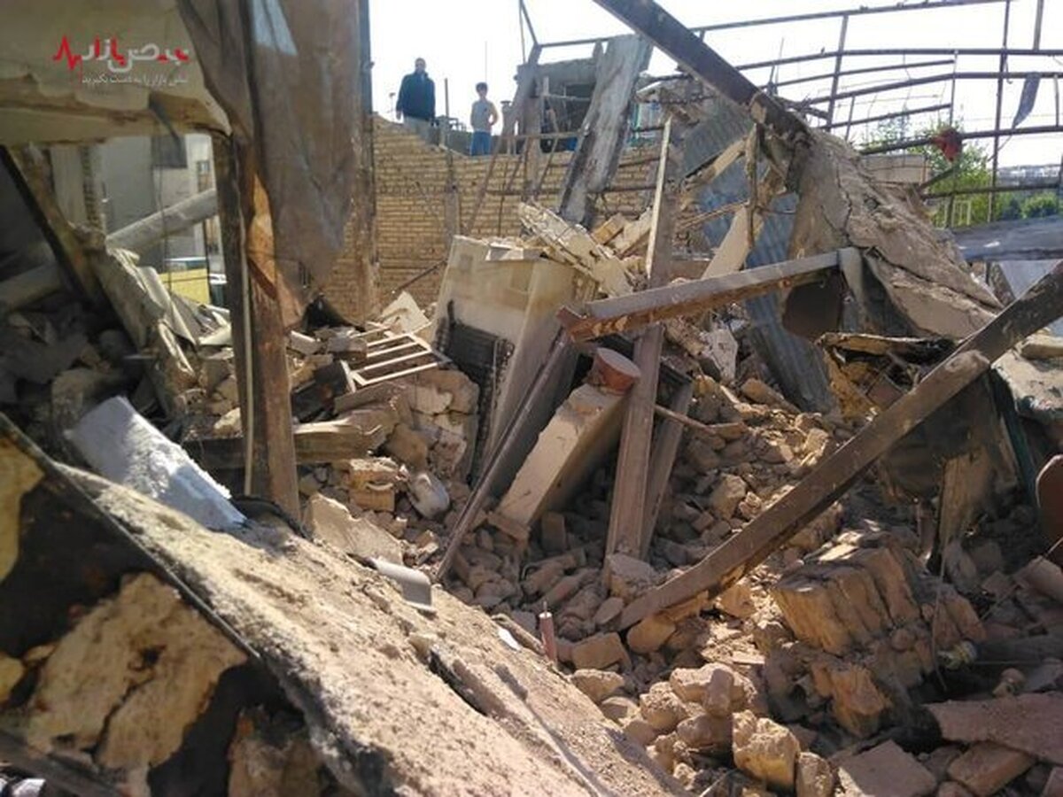 انفجار شدید ساختمانی در محله جوانمرد قصاب تهران +فیلم
