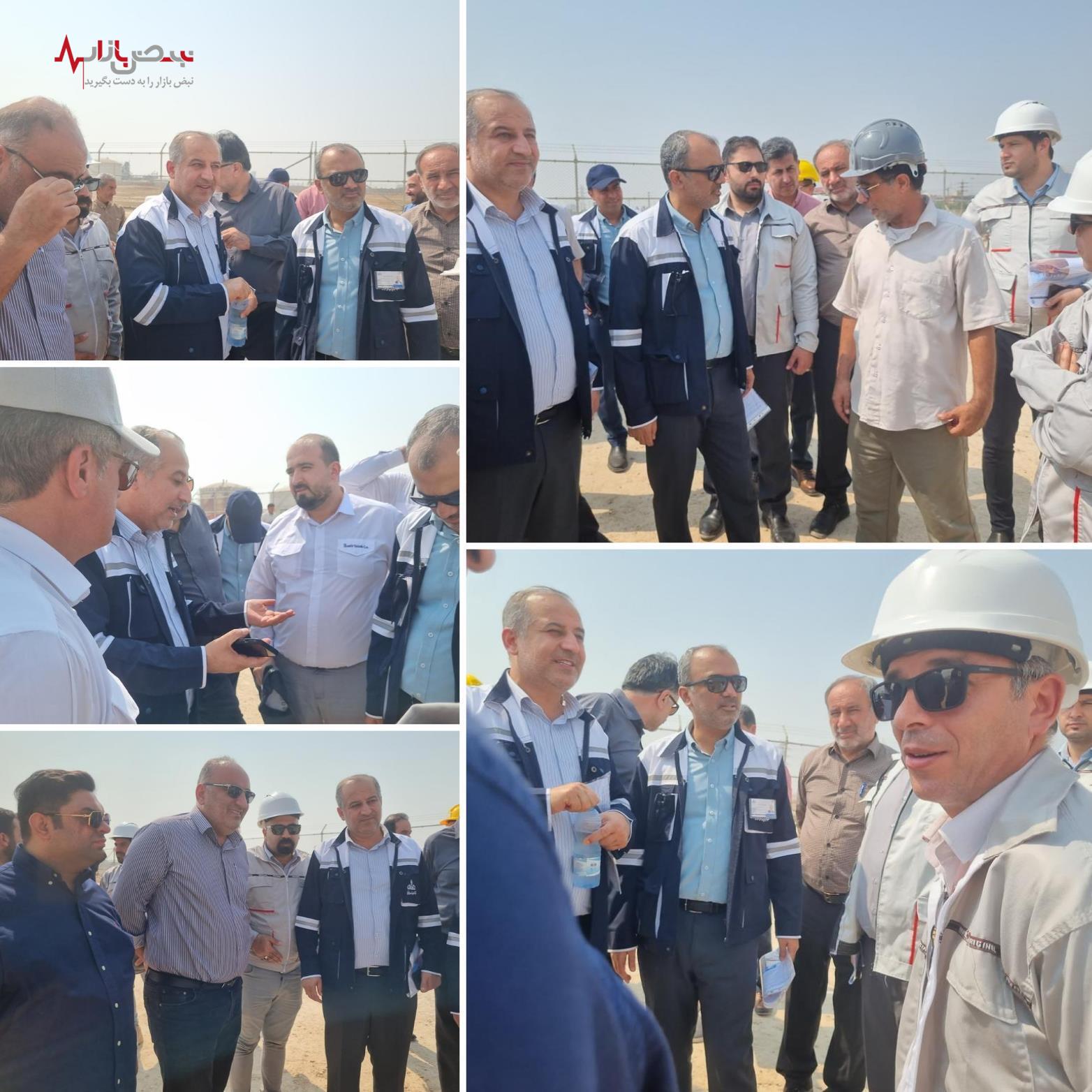 بازدید میدانی اعضای هیئت مدیره شرکت پتروشیمی فن آوران از پروژه پتروالفین فن آوران