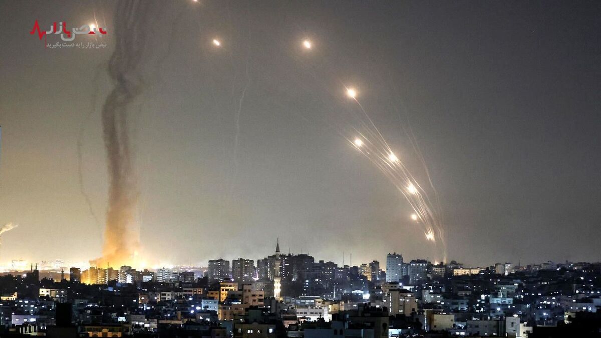 حمله راکتی به قلب اسرائیل با شلیک ۱۵۰ فروند راکت+فیلم