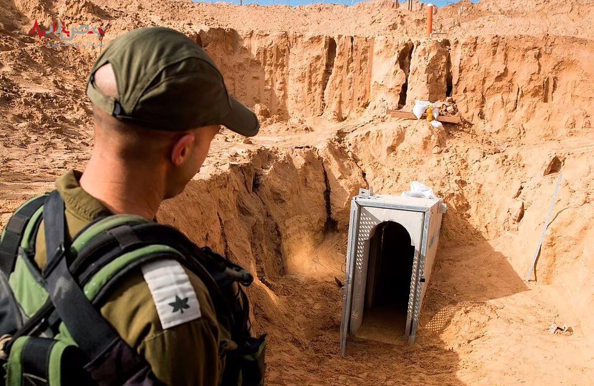 عکس/ تونل‌های زیر زمینی غزه لو رفت