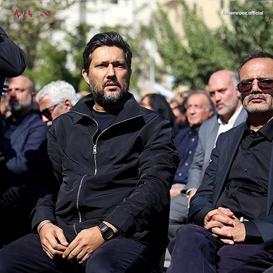 بازیگران در مراسم تشییع داریوش مهرجویی +تصاویر