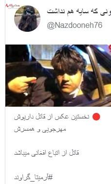 فیلم قاتل داریوش مهرجویی و همسرش/واکنش مردم به انتشار تصویر متهم