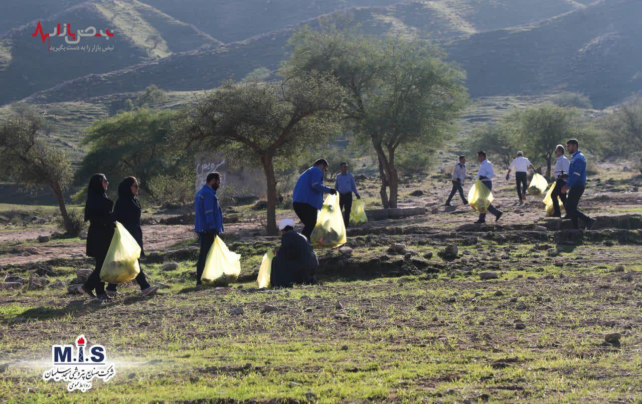 پاکسازی منطقه گردشگری دوراهی مسجدسلیمان، لالی به مناسبت روزجهانی خاک