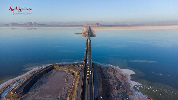 عکس / وضعیت دریاچه ارومیه در تعطیلات نوروز ۱۴۰۳