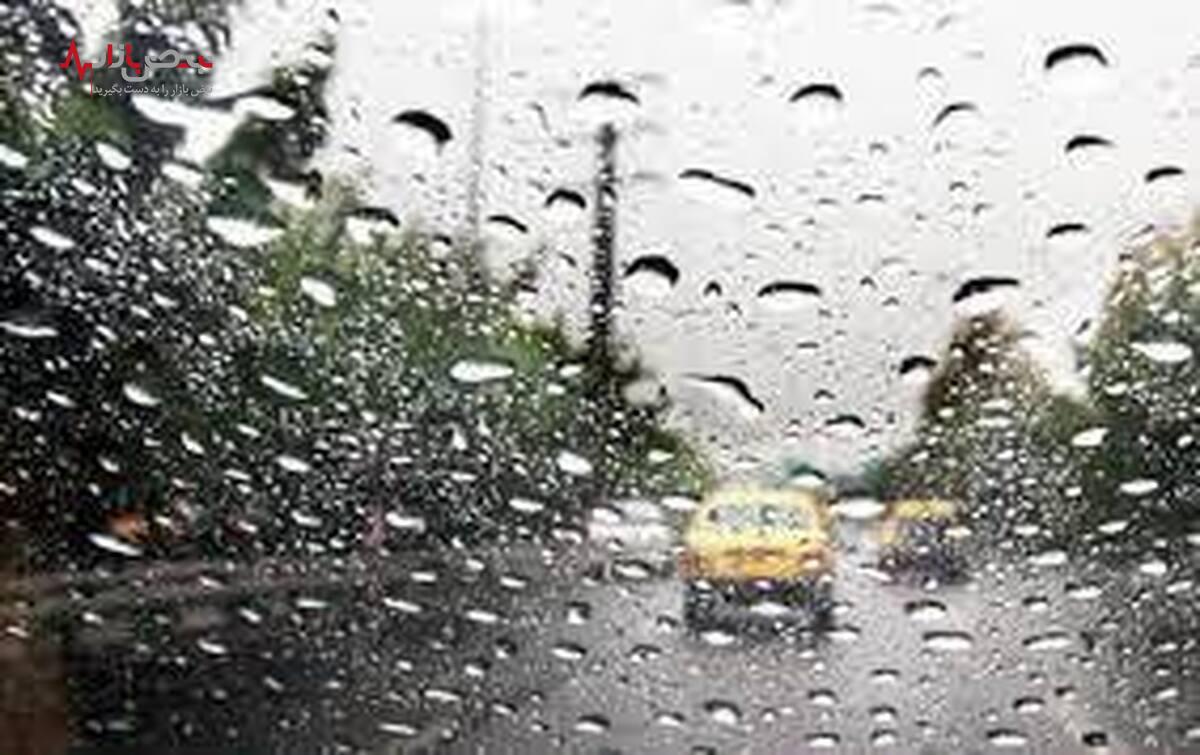 بارش باران در جاده‌های ۲۷ استان/ترافیک سنگین در جاده چالوس