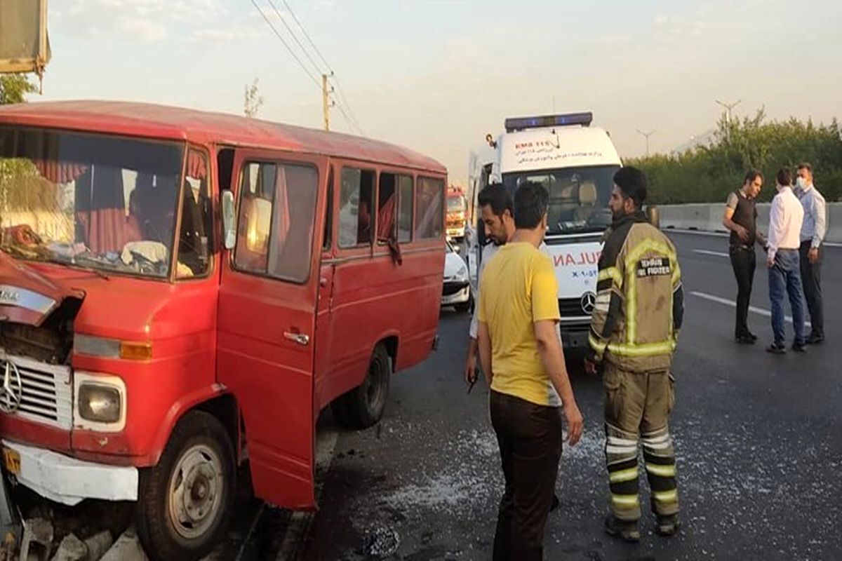 جزئیات تصادف مرگبار سرویس مدرسه دختران با وانت در آبادان / تعداد مصدومان اعلام شد