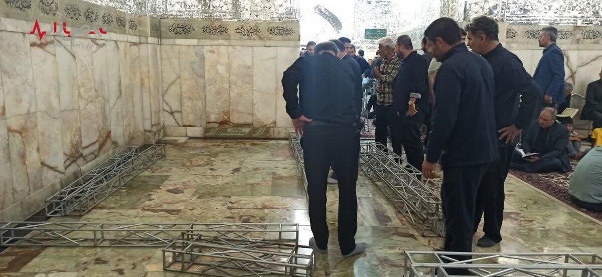 فوری/اولین تصاویر از محل دفن رئیس جمهور/مزار سید ابراهیم رئیسی آماده شد +عکس