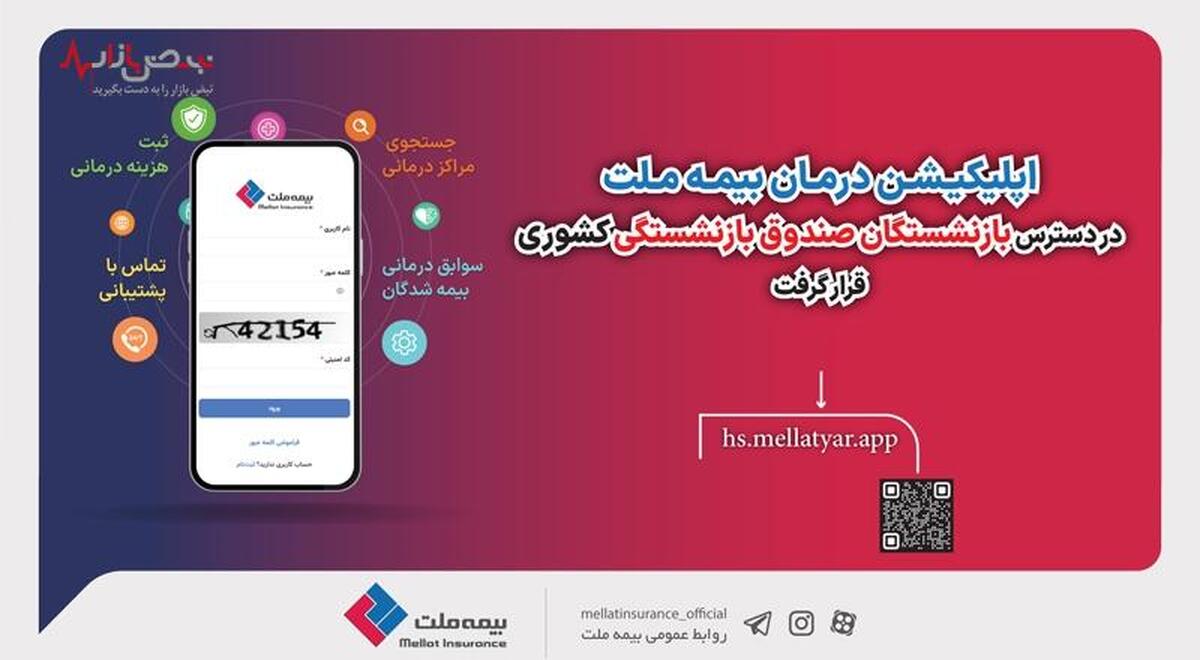 “نرم افزار درمان بیمه ملت” طراحی و در دسترس بازنشستگان صندوق بازنشستگی کشوری قرار گرفت