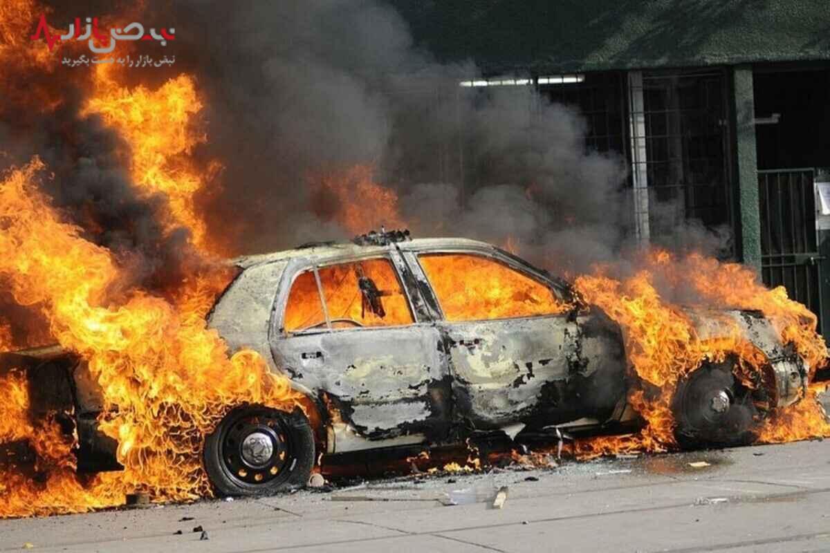 خسارت گرما به مال مردم/ ۲۸۱ خودرو در اصفهان آتش گرفت!