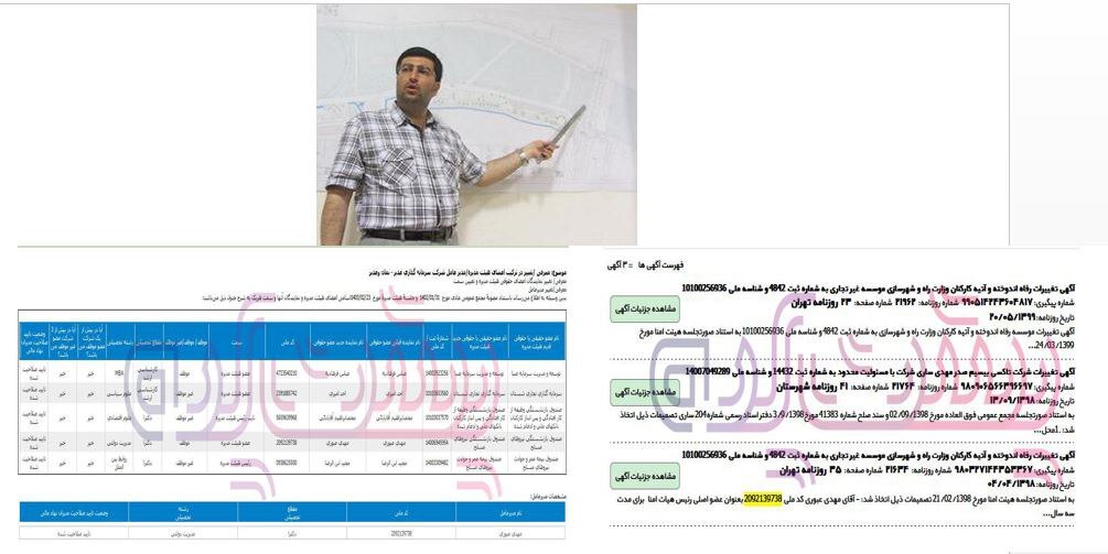 دلیل عدم ثبت تغییرات مدیریتی سرمایه گذاری غدیر در روزنامه رسمی کشور چیست؟