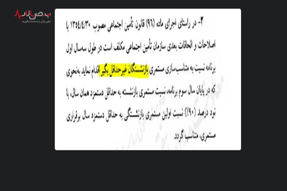 لایحه همسان سازی حقوق مستمری‌بگیران به مجلس ارسال شد | افزایش حقوق و همسان سازی حقوق بازنشستگی