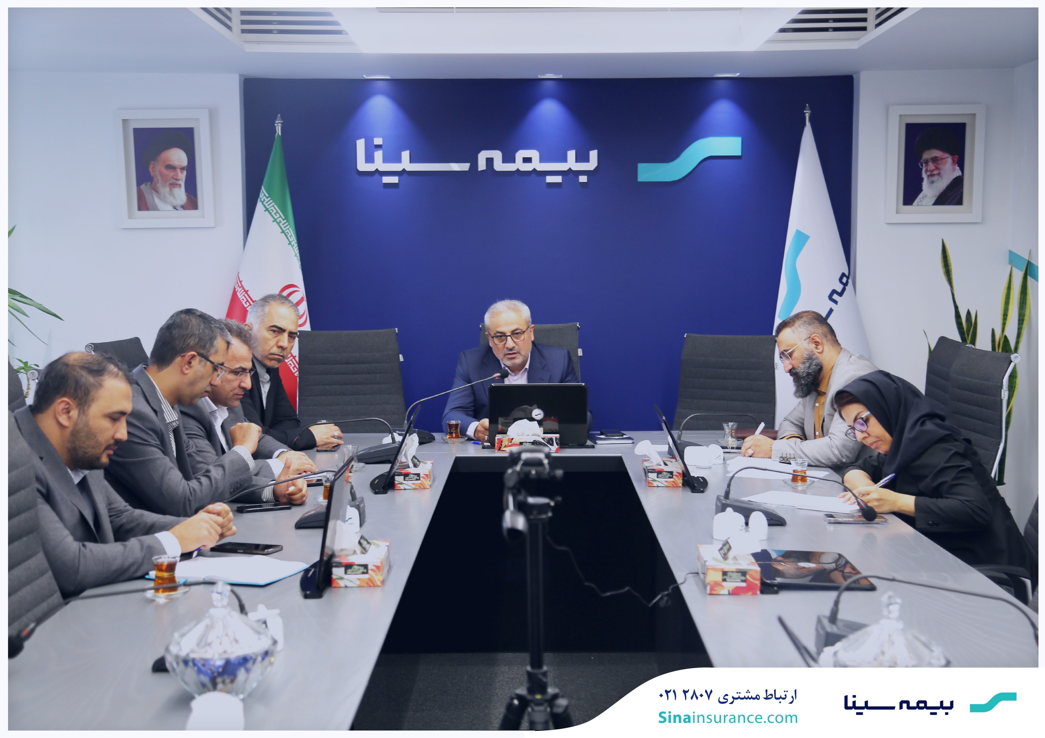 دیدار مجازی مدیرعامل بیمه سینا با همکاران شعب سراسر کشور